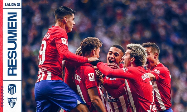 Las mejores acciones del Atlético de Madrid 1-0 Sevilla